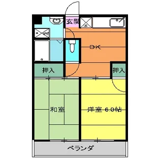プラスニシジマ【102号室】の間取り