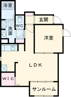 ANNS HOUSE【101号室】の間取り