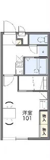 レオパレスアルティミエ【203号室】の間取り