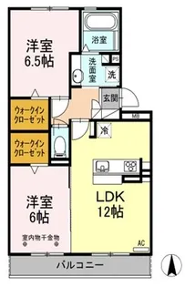 リアン【3階】の間取り