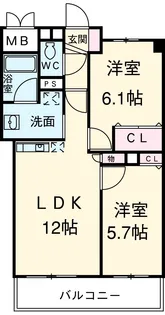 Avenue静岡茶町【4階】の間取り