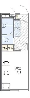 レオパレスフェニックス【202号室】の間取り