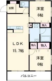 オラシオン新川【1階】の間取り