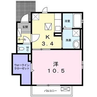 ロミーナ【1階】の間取り