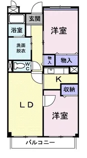ラフィーネ美術館前【1階】の間取り