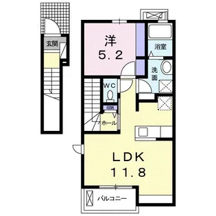 サンソフィア【206号室】の間取り