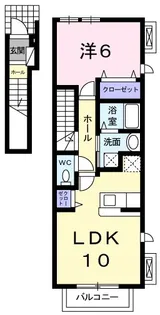 エテルノ・フィオーレ【2階】の間取り