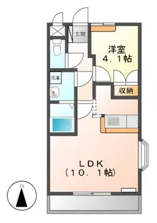 ケイ・グランド (K・GURAND)【1階】の間取り
