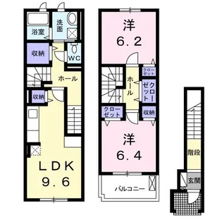サンリット【2階】の間取り