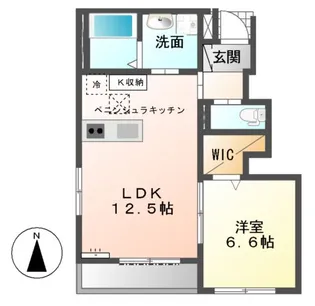 ブラウニー【1階】の間取り