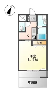 アプロディーテー北安東【1階】の間取り