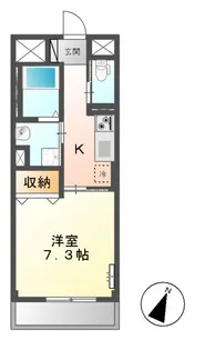 トレシャーナ【3階】の間取り