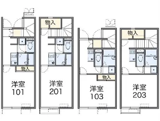 レオネクスト新百合2【1階】の間取り