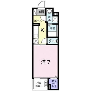 セリシール【2階】の間取り