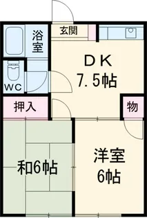 ハイム東本郷【2階】の間取り