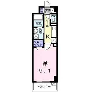 リヴィエール【1階】の間取り