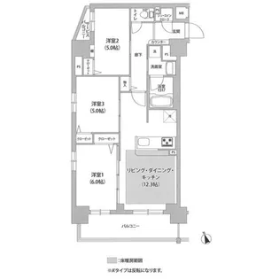 コンフォリア川口本町【0101号室】の間取り