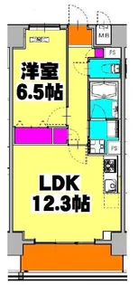 With Ibis(ウィズアイビス)【9階】の間取り