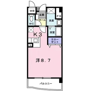 ベラルデ【7階】の間取り
