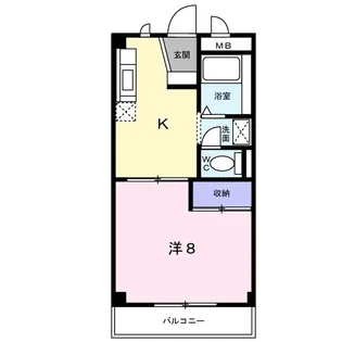 メゾンアヴェニール【2階】の間取り