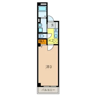 アンプルールフェール元郷【101号室】の間取り