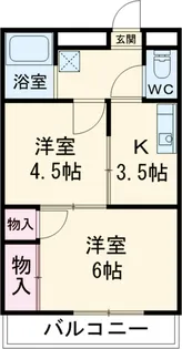 村田ハイツ【3階】の間取り