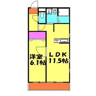 グランデ スペランサ【1階】の間取り