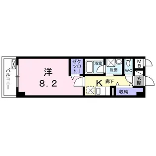 KULANFORD北戸田【2階】の間取り