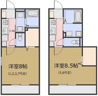 サンハイムテスタ【1階】の間取り
