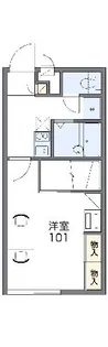 レオパレスフレスコしゃんぶる【104号室】の間取り