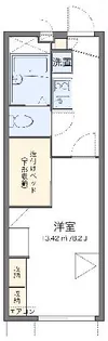 レオパレス大谷静岡大学前Ⅱ【111号室】の間取り