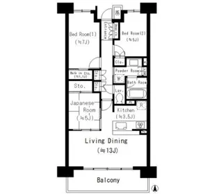 パークホームズ上小田井コンフォートウィル【908号室】の間取り