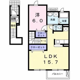 グリーン・ガーデン【2階】の間取り