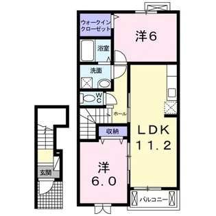 サンヴィレッジ【2階】の間取り