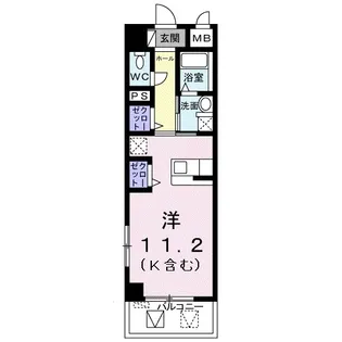 ソレイユメゾン【4階】の間取り