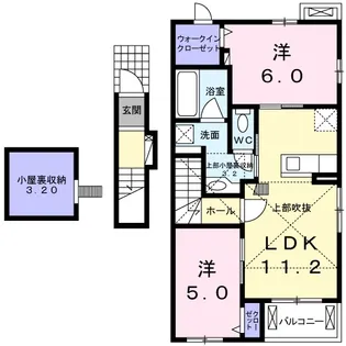 グラドナス【2階】の間取り