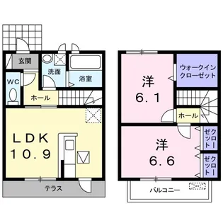 アメニティ ハウス【1階】の間取り