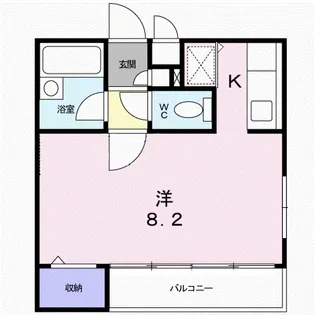 ビ・サイドⅡ【1階】の間取り
