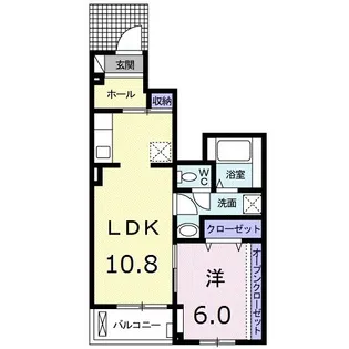 アルコバレーニⅢ【1階】の間取り
