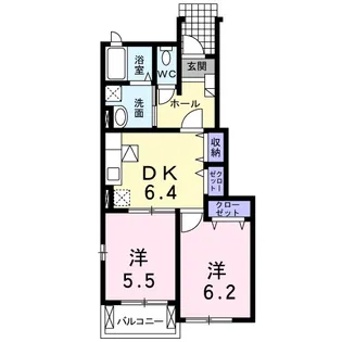 フェリーチェ Ⅰ【1階】の間取り