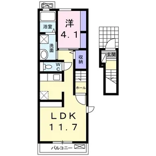 マリーゴールド【2階】の間取り