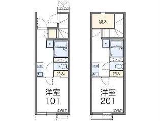 レオネクストブランドールK【2階】の間取り