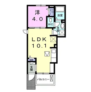 ランブル オン【1階】の間取り