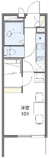 レオパレスメモラブルⅡ【1階】の間取り