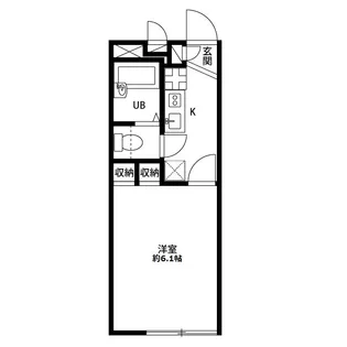 ヒロオパレスⅢ【1階】の間取り
