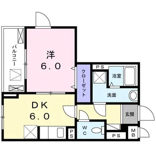 ラ・フォレスタ・コーワ【3階】の間取り