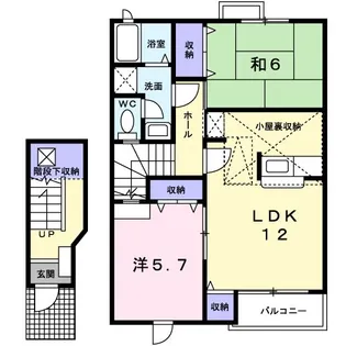エリア21B【2階】の間取り