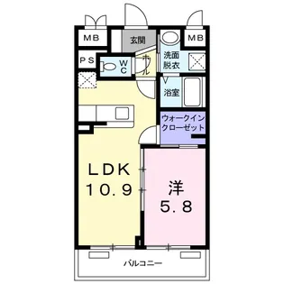 アステール【2階】の間取り