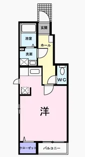 ベルコモンズ小金井【1階】の間取り