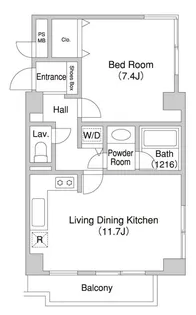 THE RESIDENCE狛江【3階】の間取り